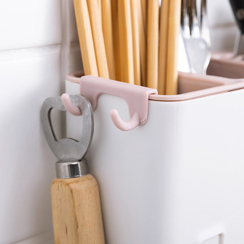 Lisslune | Wall-Mounted Kitchen Cutlery Drainer Rack