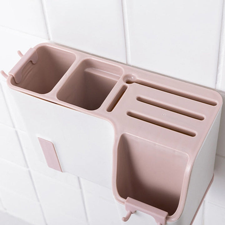 Lisslune | Wall-Mounted Kitchen Cutlery Drainer Rack
