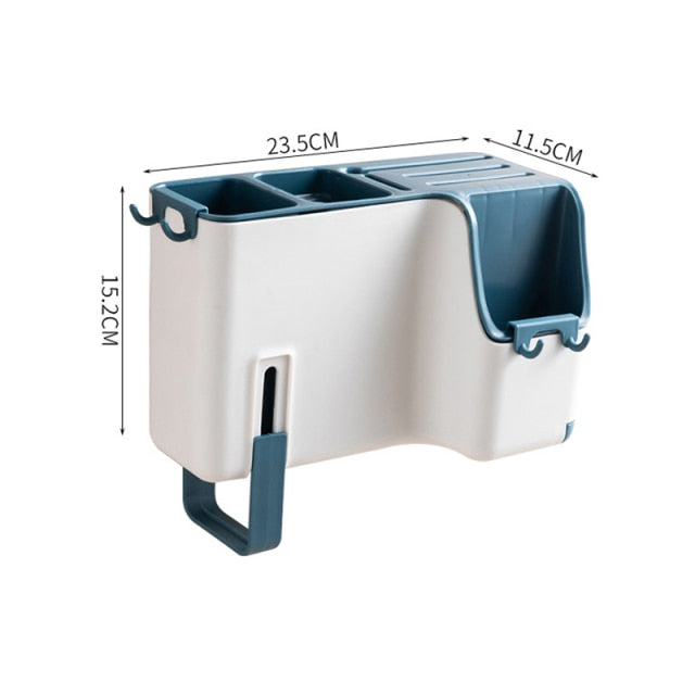 Lisslune | Wall-Mounted Kitchen Cutlery Drainer Rack