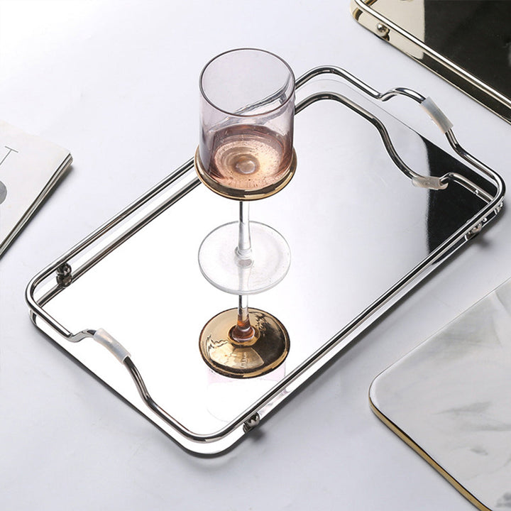 Lisslune | Metallic Mirror Tray