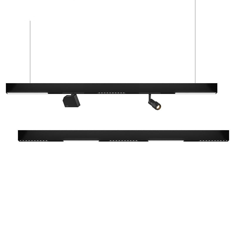 Lisslune | Wall-Mounted Black Continuous Magnetic Track System Light