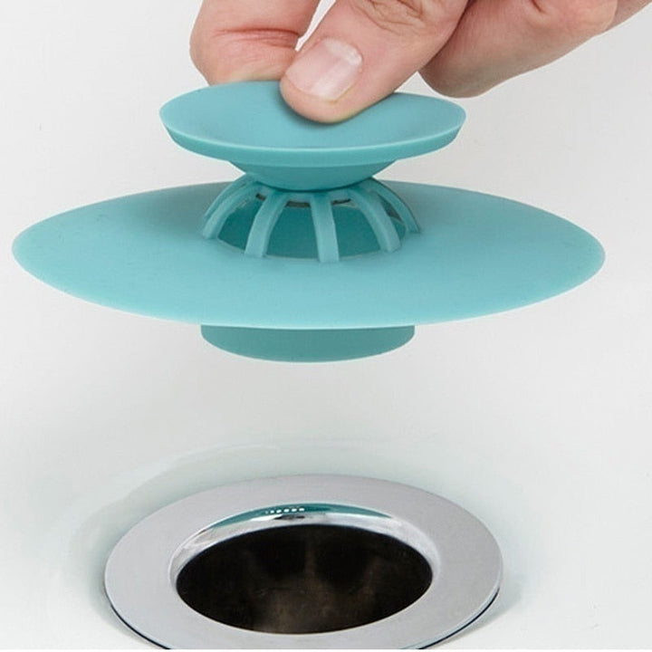 Lisslune | Universal Floor Silicone Push Drain Stopper