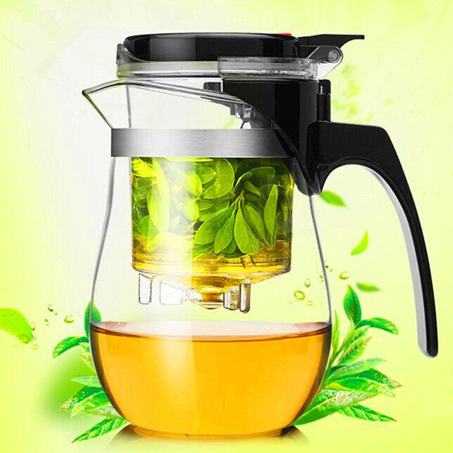 Lisslune | Glass Tea Leak-Proof Infuser Pitcher
