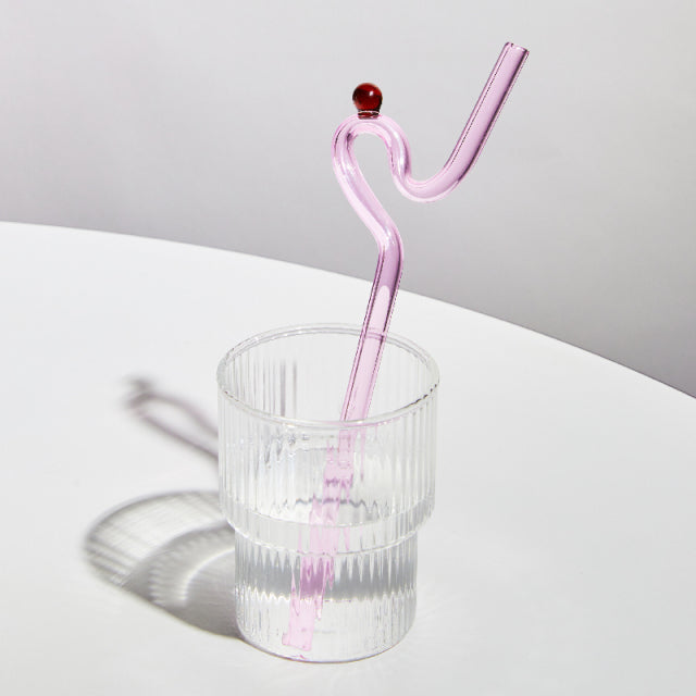 Lisslune | Colorful Environment Friendly Reusable Glass Straw