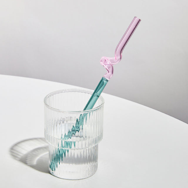 Lisslune | Colorful Environment Friendly Reusable Glass Straw