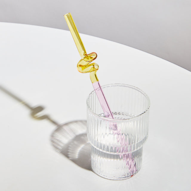 Lisslune | Colorful Environment Friendly Reusable Glass Straw