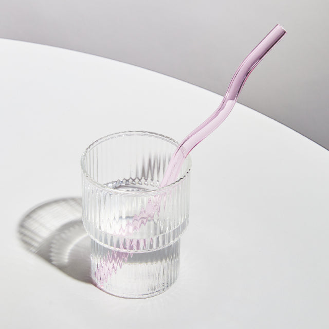 Lisslune | Colorful Environment Friendly Reusable Glass Straw