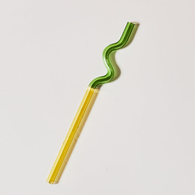 Lisslune | Colorful Environment Friendly Reusable Glass Straw