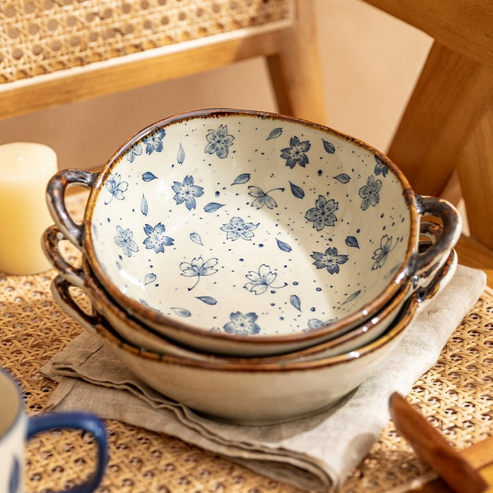 Lisslune | Flora Ceramic Pasta Bowls