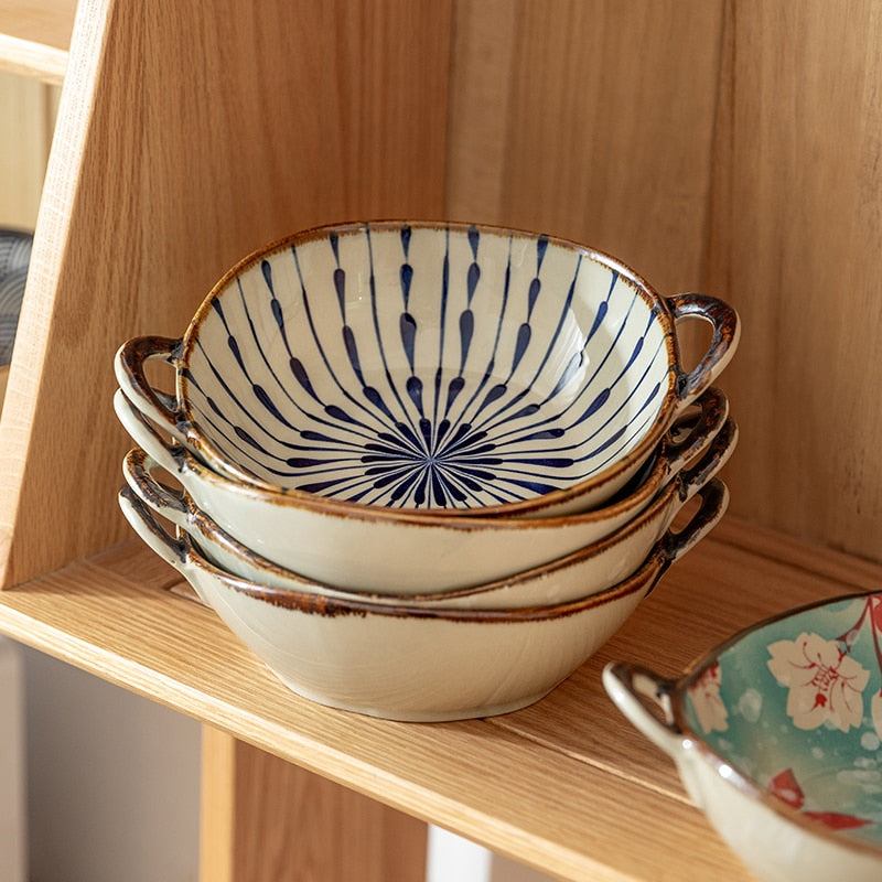 Lisslune | Flora Ceramic Pasta Bowls