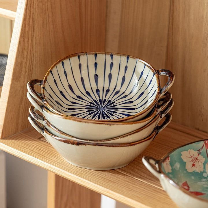 Lisslune | Flora Ceramic Pasta Bowls