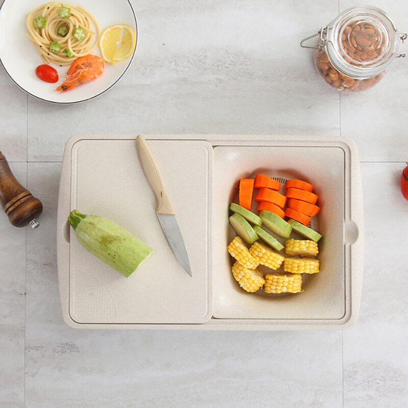 Lisslune | Multifunctional Storage Basket Cutting Board