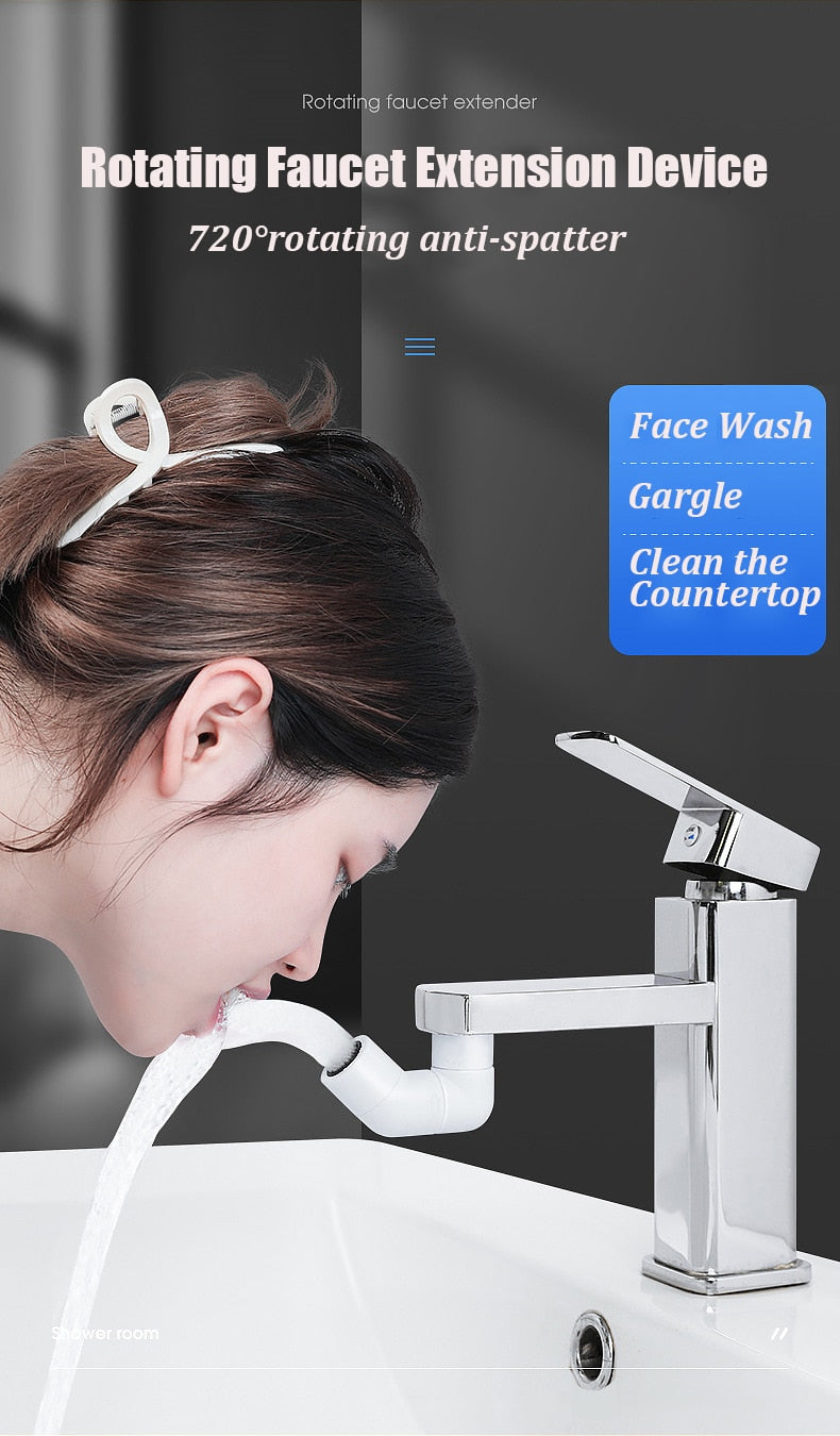 Lisslune | Universal Rotatable Anti-Splash Faucet Extender