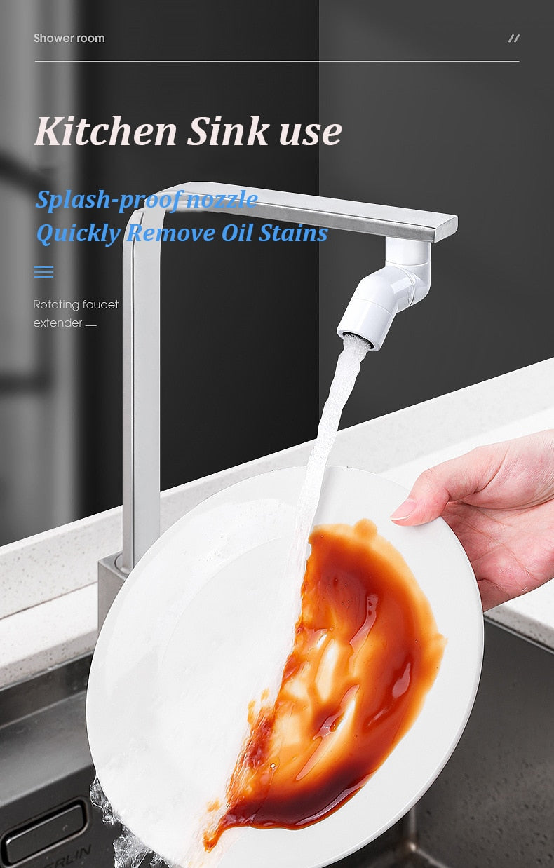 Lisslune | Universal Rotatable Anti-Splash Faucet Extender