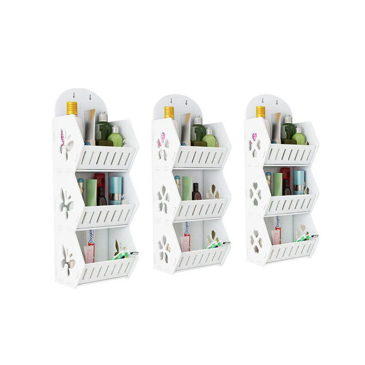 Lisslune | Wall Mounted No-Drill Shelf Storage Organizer