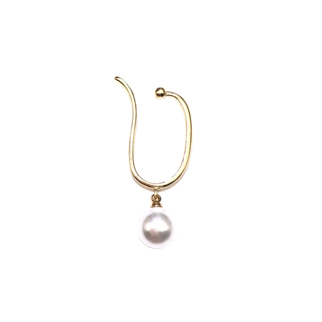 Lisslune | Minimalist Simulated Round Small Pearl Ear Cuff Earrings For Women