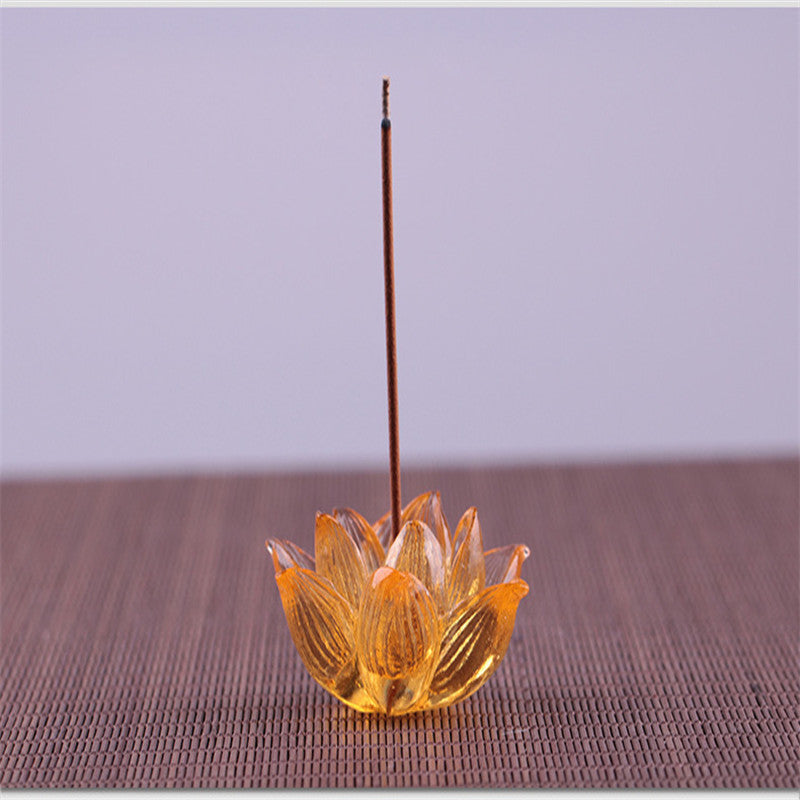 Lisslune | Aromatherapy Colored Glaze Lotus Incense Burner