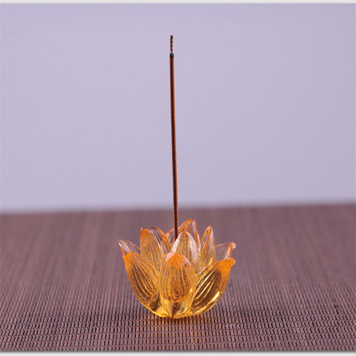 Lisslune | Aromatherapy Colored Glaze Lotus Incense Burner