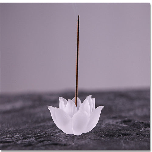 Lisslune | Aromatherapy Colored Glaze Lotus Incense Burner