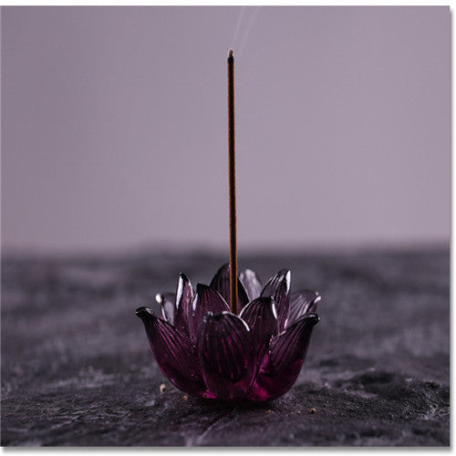 Lisslune | Aromatherapy Colored Glaze Lotus Incense Burner