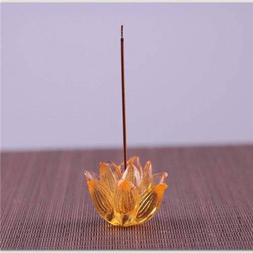 Lisslune | Aromatherapy Colored Glaze Lotus Incense Burner