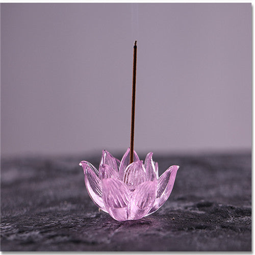 Lisslune | Aromatherapy Colored Glaze Lotus Incense Burner