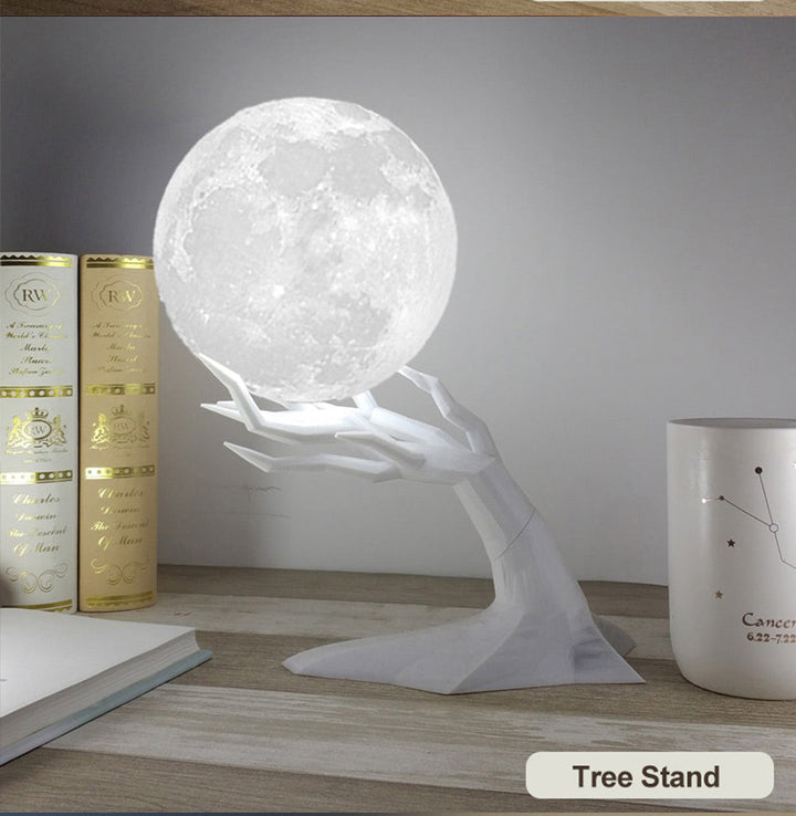 Lisslune | Ultrasonic Moon Creative Air Humidifier Led Lamp