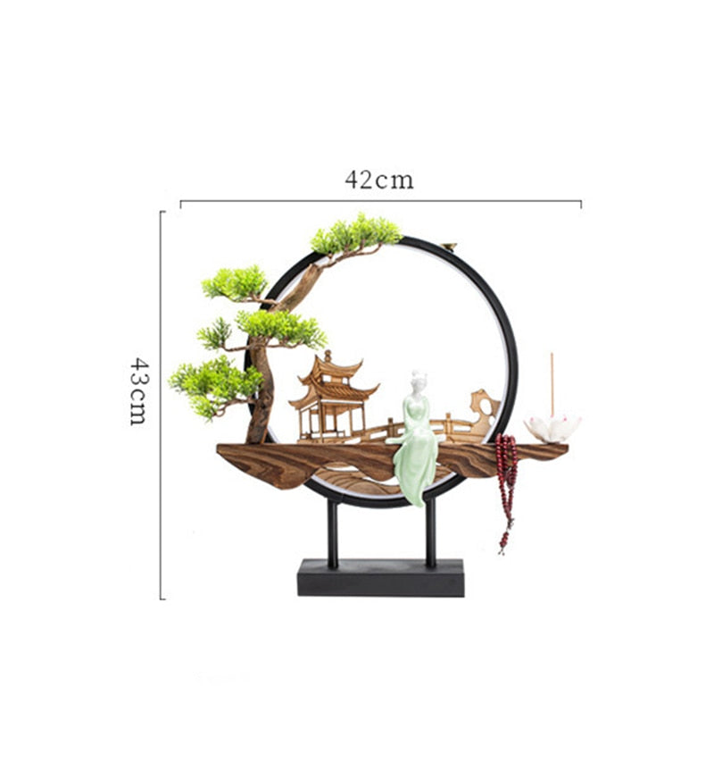 Lisslune | Handmade Fairy Lady Waterfall Backflow Incense Burner
