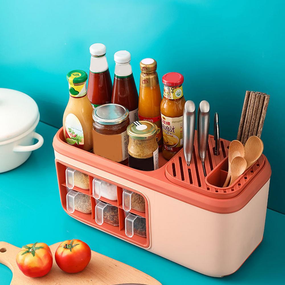 Lisslune | Multifunctional Kitchen Seasoning Holder Storage Organizer