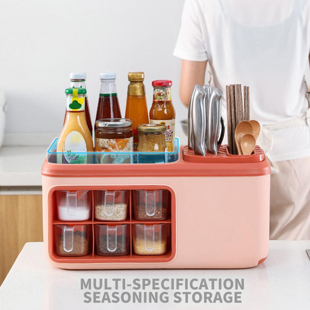 Lisslune | Multifunctional Kitchen Seasoning Holder Storage Organizer