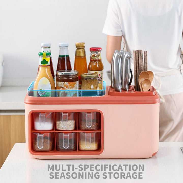 Lisslune | Multifunctional Kitchen Seasoning Holder Storage Organizer