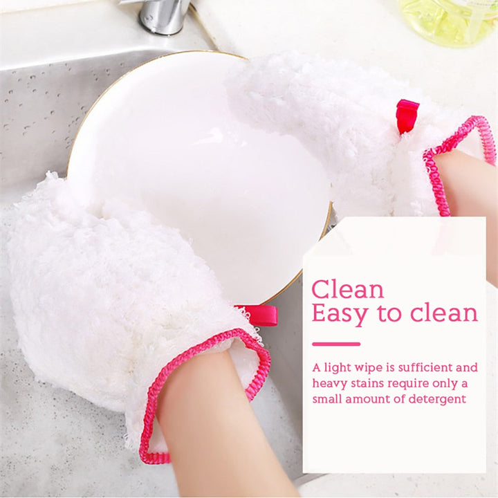 Lisslune | Reusable Waterproof Fiber Dishwashing Gloves