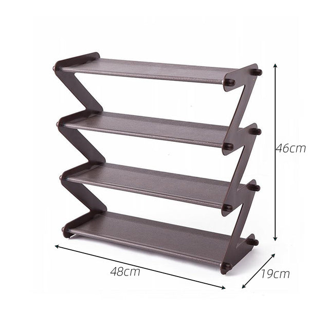 Lisslune | Minimal Z Adjustable Desk Organizer and Shoe Rack