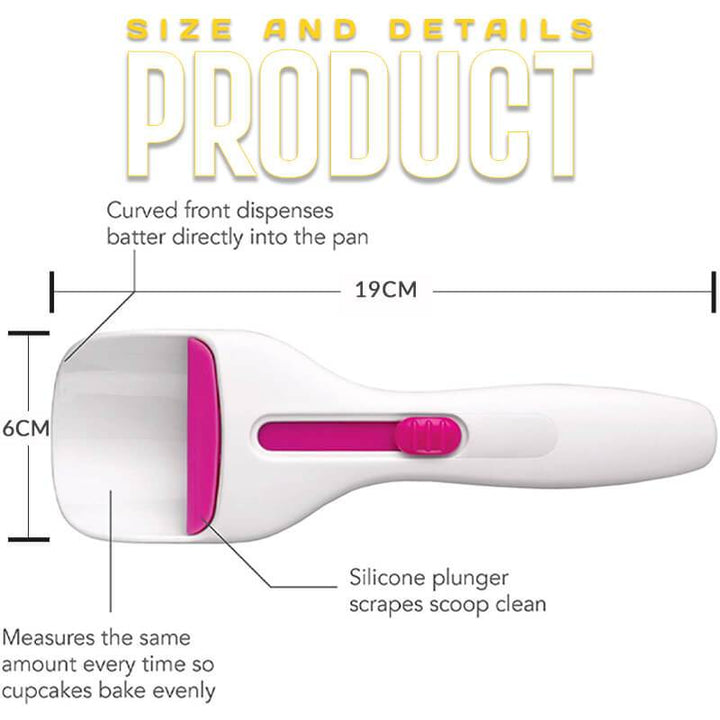 Lisslune | Non-Stick Cupcake Decoration Scoop