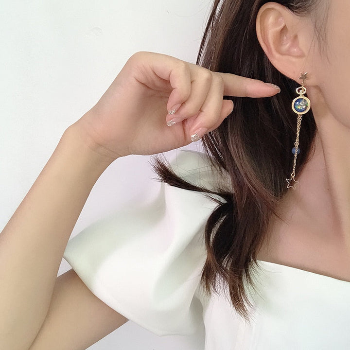 Lisslune | Japanese Style Cute Blue Rabbit Clip on Earring