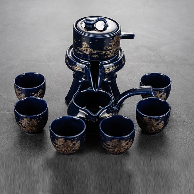 Lisslune | Vintage Chinese Style Unique Ceramic Tea Set