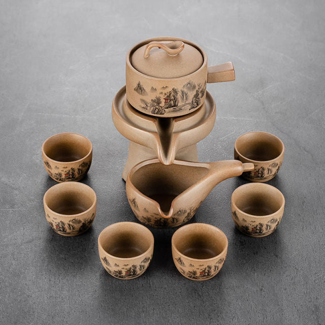 Lisslune | Vintage Chinese Style Unique Ceramic Tea Set