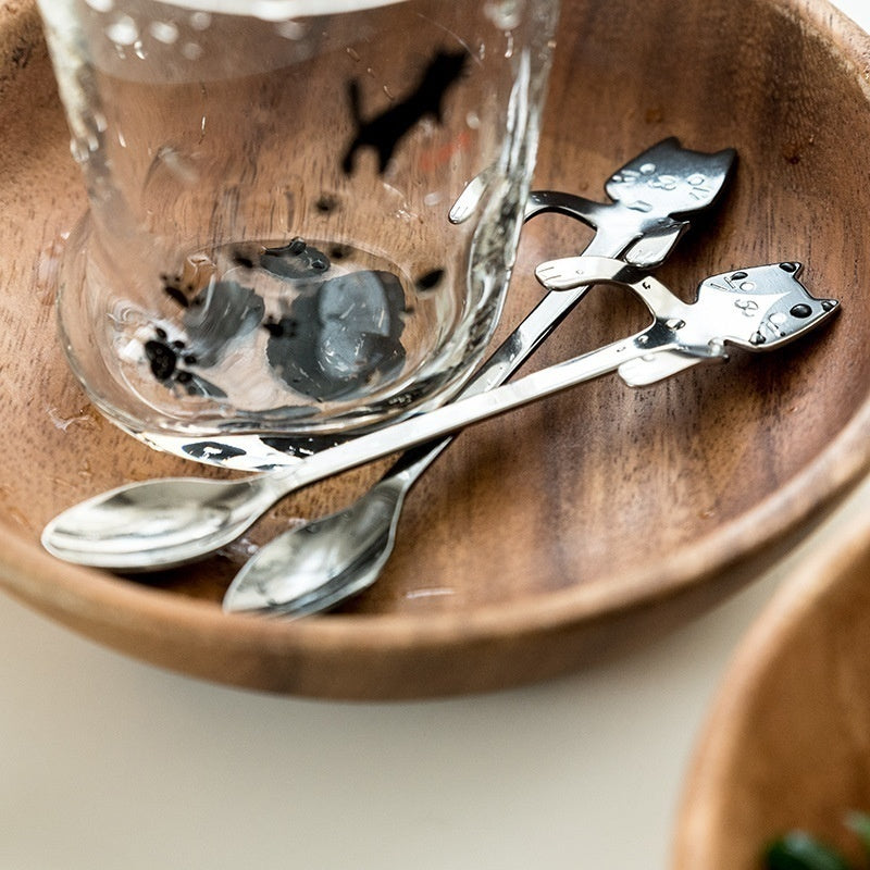 Lisslune | Cute Cat Long Handle Tea Spoon