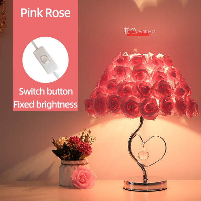 Lisslune | Rose Blossom Nightstand Lamp
