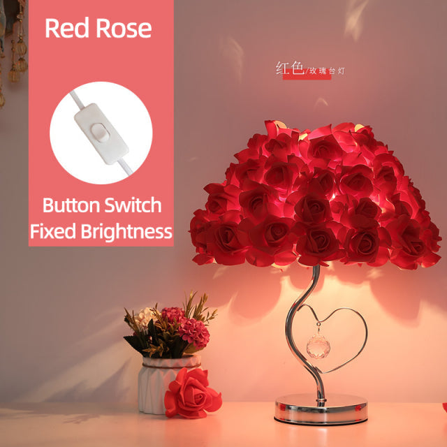Lisslune | Rose Blossom Nightstand Lamp