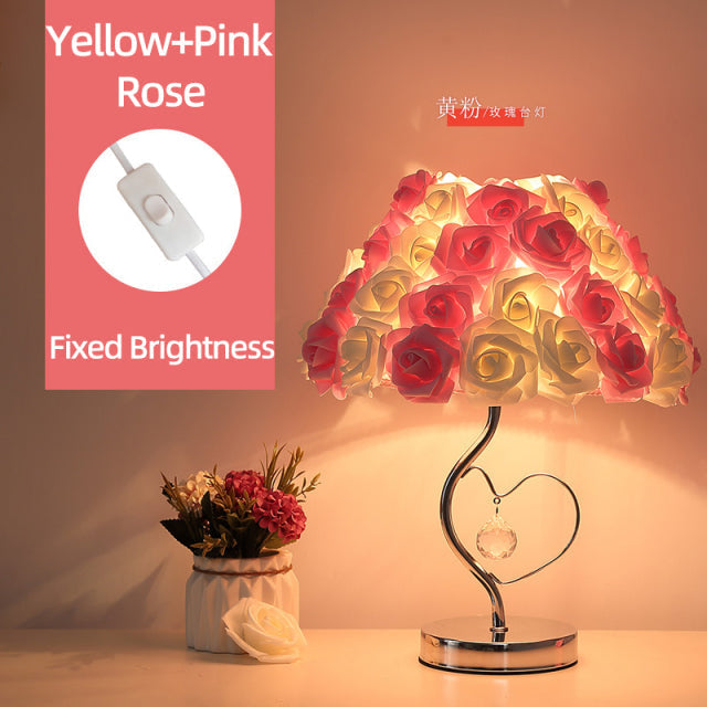 Lisslune | Rose Blossom Nightstand Lamp
