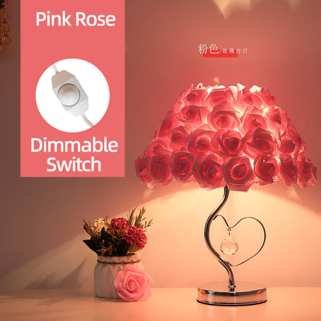 Lisslune | Rose Blossom Nightstand Lamp
