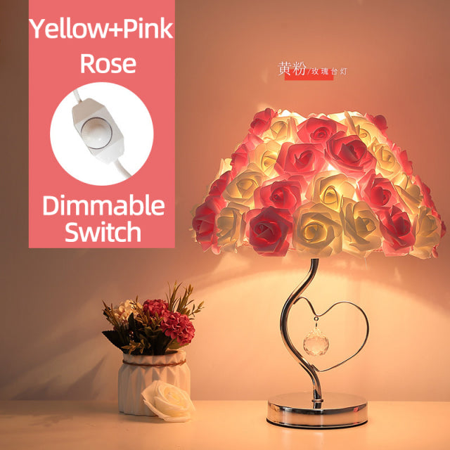 Lisslune | Rose Blossom Nightstand Lamp