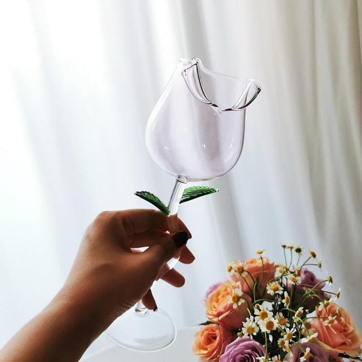 Lisslune | Rose Shape Elegant Wine Glass