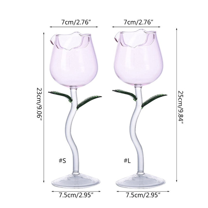 Lisslune | Rose Shape Elegant Wine Glass