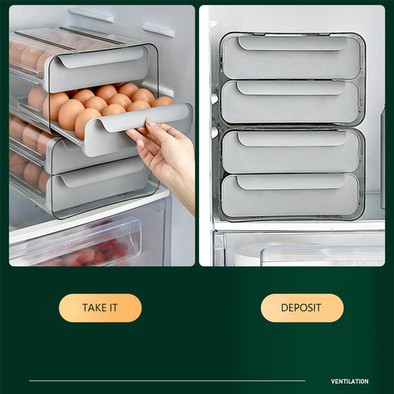 Lisslune | Smart Large Capacity Stackable Egg Storage Box