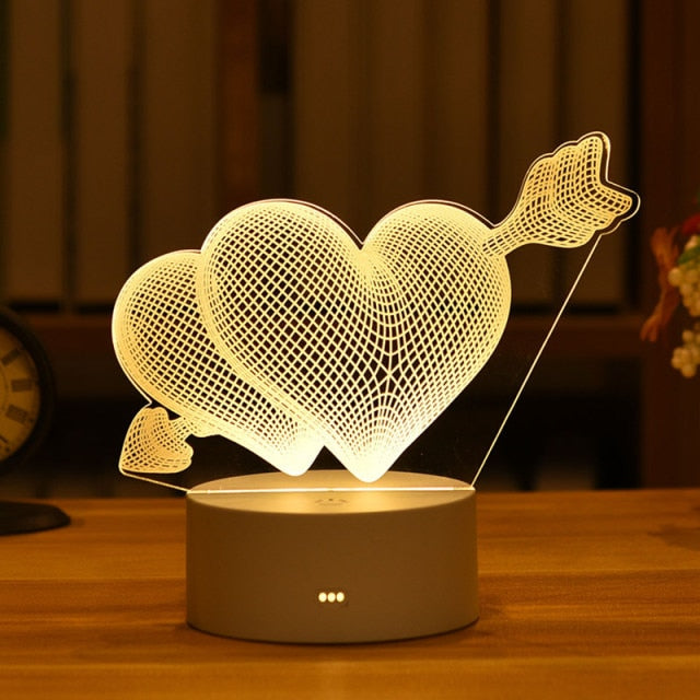 Lisslune | 3D Creative Animals Bedside LED Night Lamp