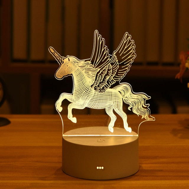 Lisslune | 3D Creative Animals Bedside LED Night Lamp