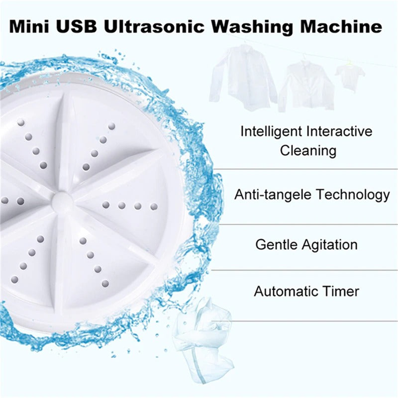 Lisslune | Mini UltraSonic Portable Washing Machine