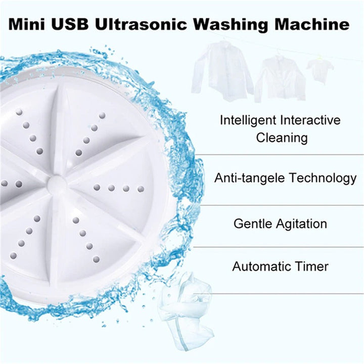 Lisslune | Mini UltraSonic Portable Washing Machine